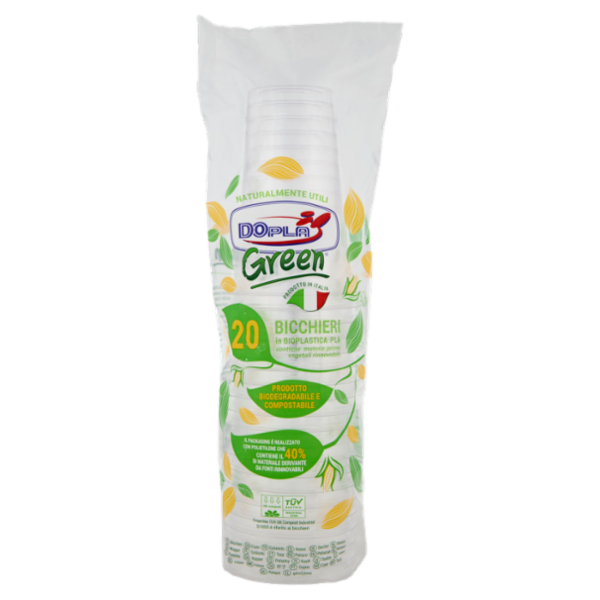 DOpla Green Bicchieri 390ml 20 pz
