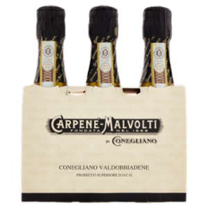 Carpenè-Malvolti Conegliano Valdobbiadene Prosecco Superiore D.O.C.G. Extra Dry 3 x 200 Ml