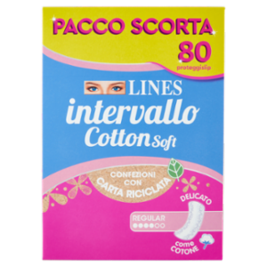 Lines Intervallo Cotton Soft Regular 80 Pz