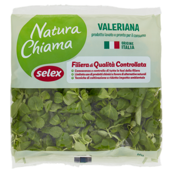 Selex Natura Chiama Valerianella Lavata e Pronta per il Consumo 80 g