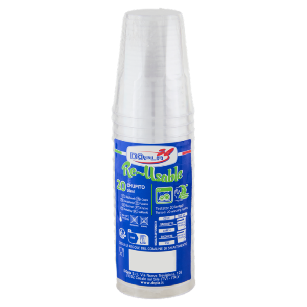 DOpla Re-Usable Chupito 50ml 20 pz