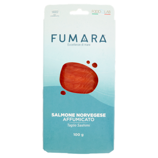 Fumara Salmone Norvegese Affumicato Taglio Sashimi 100 g