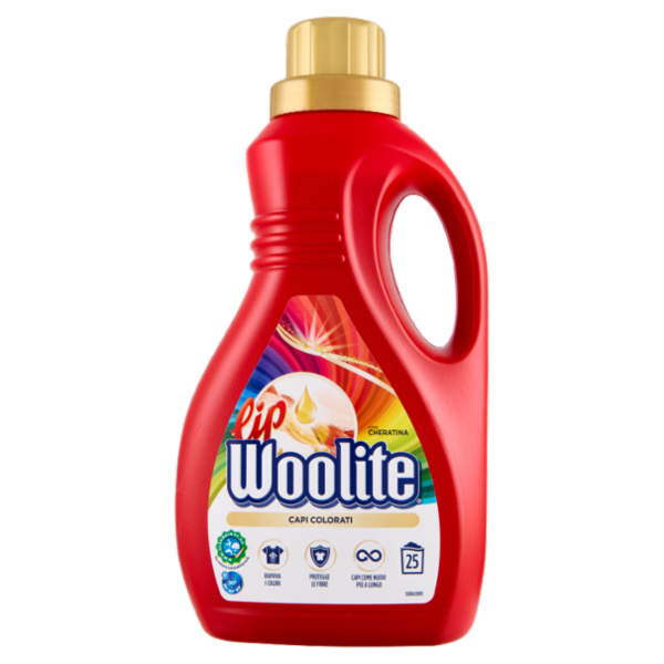 Lip Woolite Detersivo lavatrice Capi Colorati 25 lavaggi 1,5 L