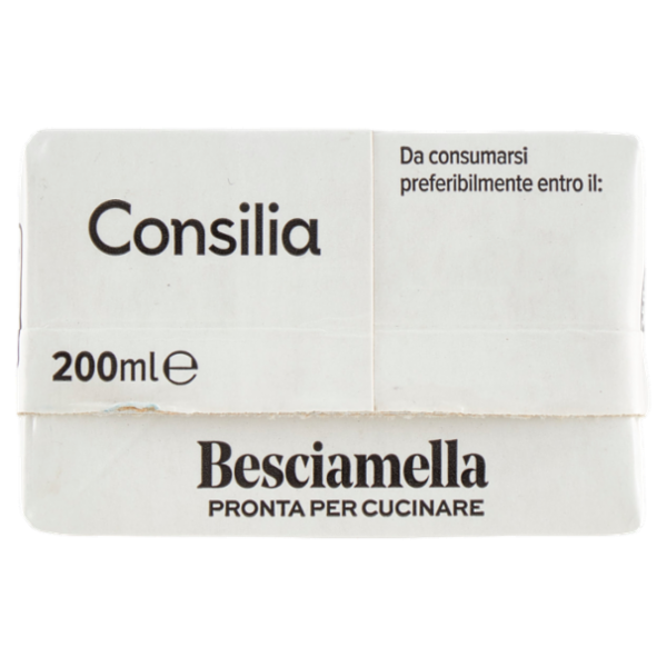 Consilia Besciamella Pronta per Cucinare a Lunga Conservazione 200 ml