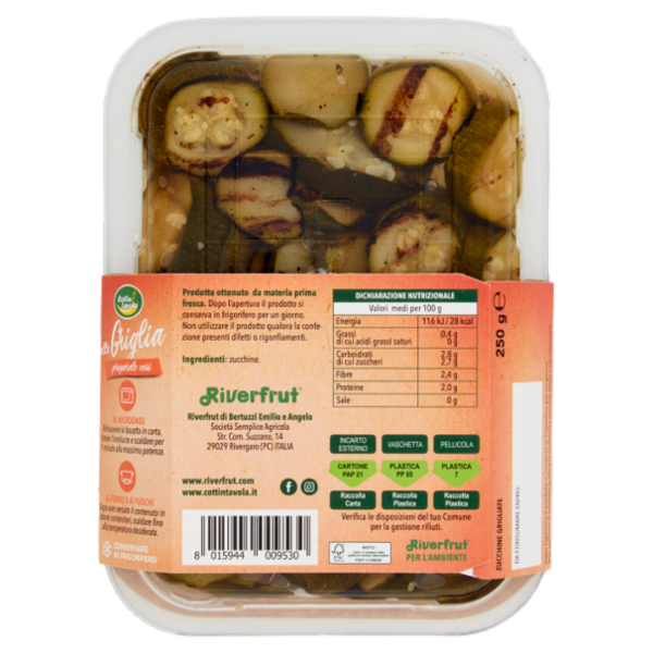 Cottin tavola alla Griglia Zucchine 250 g