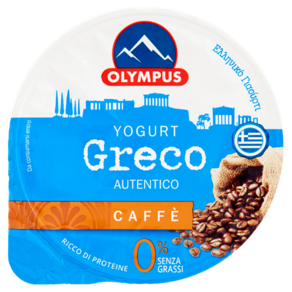 Olympus Yogurt Greco Autentico Caffè 0% Senza Grassi 150 g