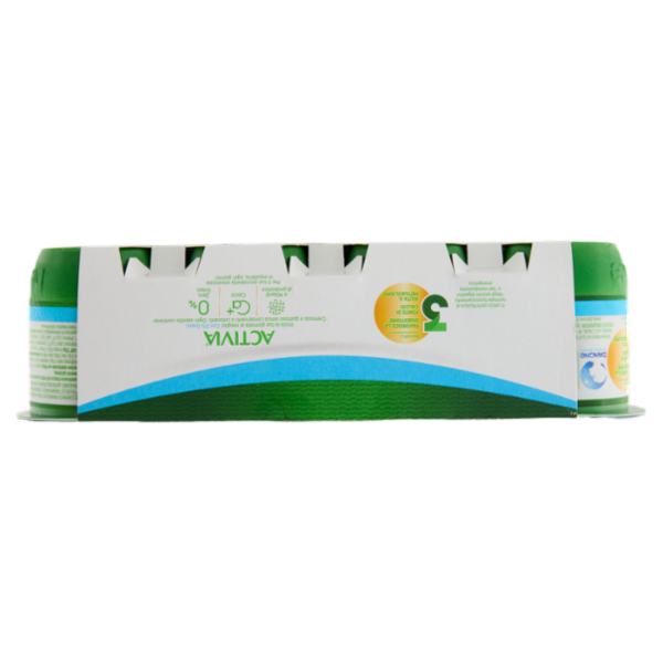 ACTIVIA Yogurt con Probiotico Bifidus, 0% Grassi, Bianco Naturale, 8x125g