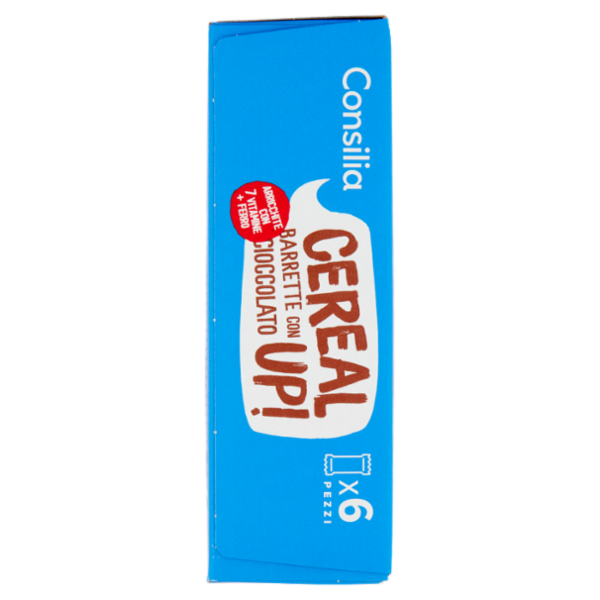 Consilia Barrette di Cereali con Cioccolato al Latte 6x21 g