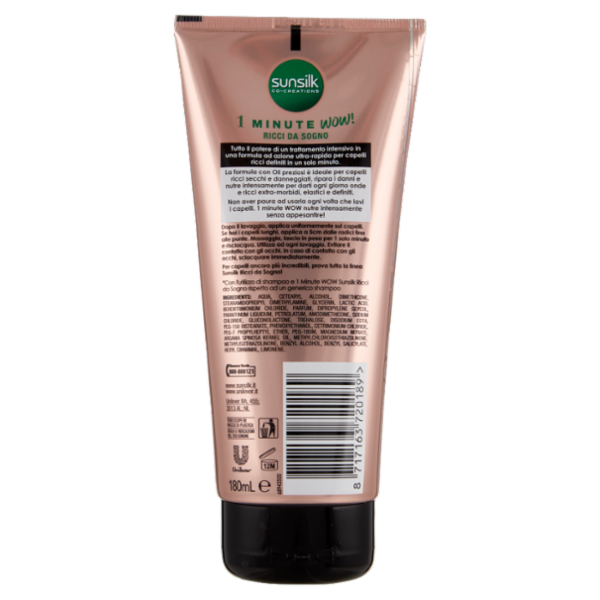 sunsilk Ricci da sogno 1 Minute Wow! Trattamento Intensivo per Ricci Definiti ed Elastici 180 ml
