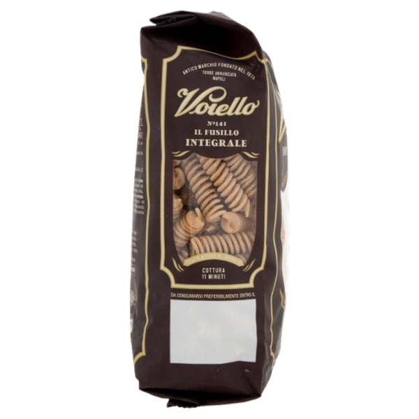 Voiello Pasta Il Fusillo Integrale N°141 Grano 100% Italiano Trafilata Bronzo 500g