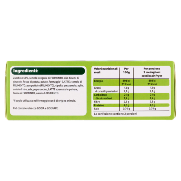 Findus Veggie Creations Medaglioni di Zucchine 200 g