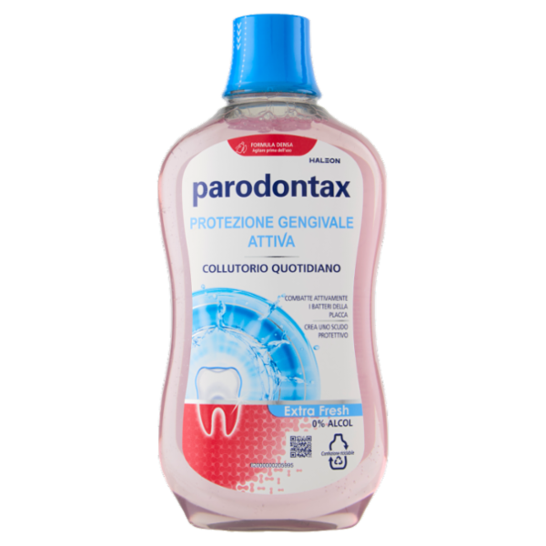 Parodontax collutorio Protezione Gengivale Attiva Denti e Gengive Igiene Dentale Extra Fresh, 500ml