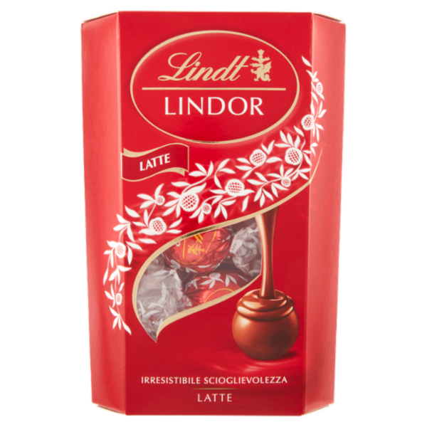 Lindt Cioccolatini Lindor Cioccolato al latte Scatola 200 g