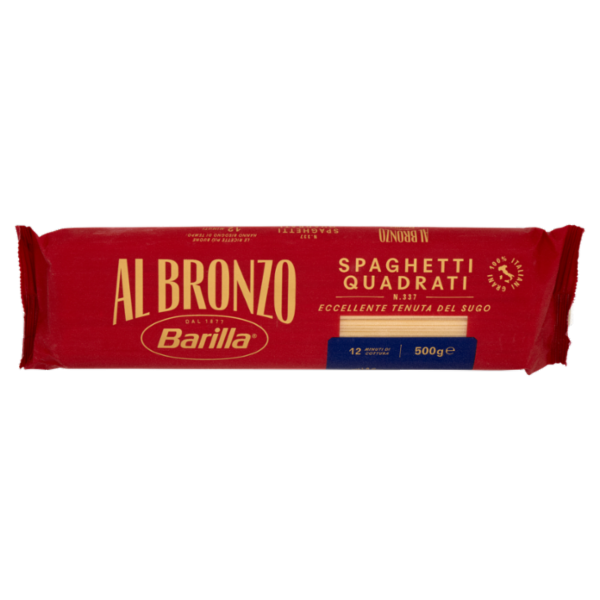 Barilla Al Bronzo Pasta Spaghetti Quadrati 500g