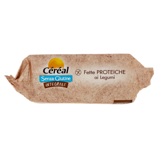 Céréal, Fette Proteiche ai Legumi, Integrali, Senza Glutine, Senza Lievito, Ricche di Fibre - 100 g