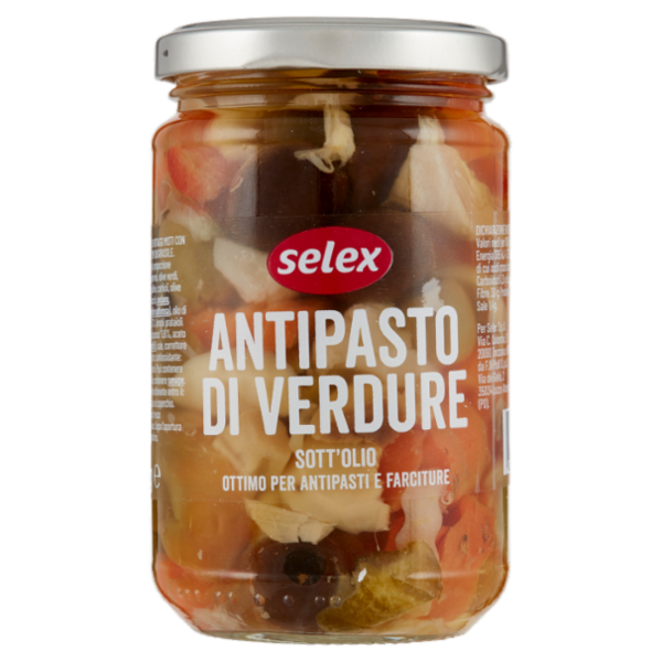 Selex Antipasto di Verdure in Olio di Semi di Girasole 280 g