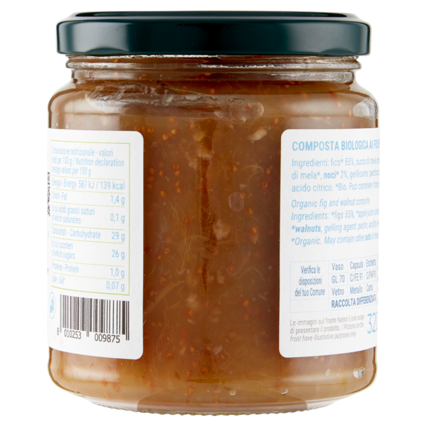 Bio Più Composta ai Fichi e Noci 320 g