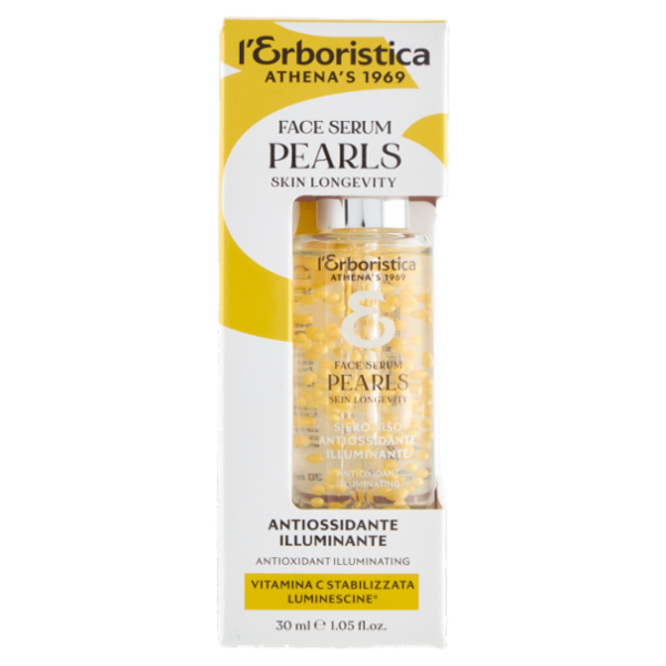 l'Erboristica Face Serum Pearls Skin Longevity Antiossidante Illuminante 30 ml