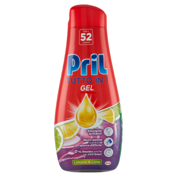 PRIL Tutto in 1 Gel Limone 936ml