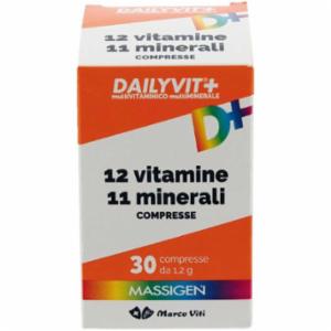 Massigen Integratore Dailyvit+Multivitamine 30 Capsule
