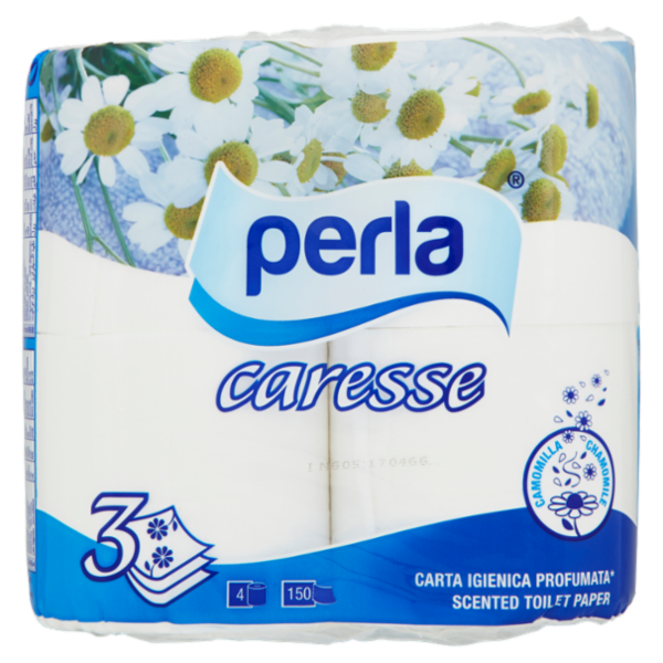 perla caresse Camomilla Carta Igienica Profumata* 4 pz
