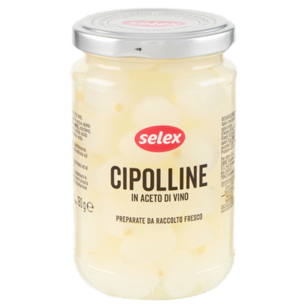 Selex Cipolline Aromatizzate con Aceto di Vino 300 g