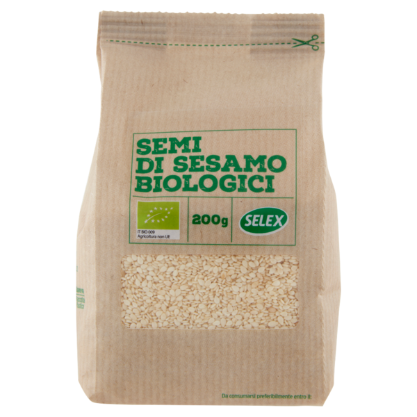 Selex Semi di Sesamo Decorticati Biologici 200 g