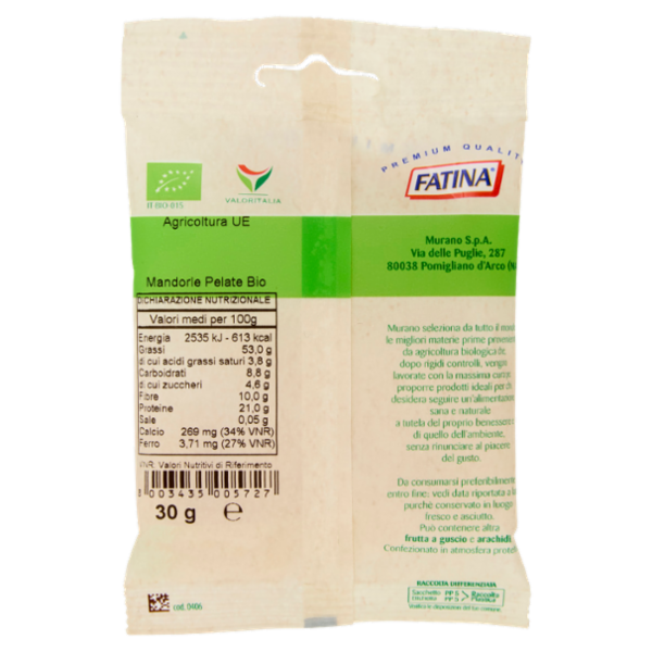 Fatina Bio Mandorle 30 g