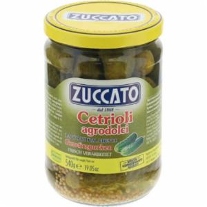 Zuccato Cetrioli Agrodolci 540g