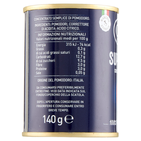 Cirio Supercirio Concentrato di Pomodoro 140 g