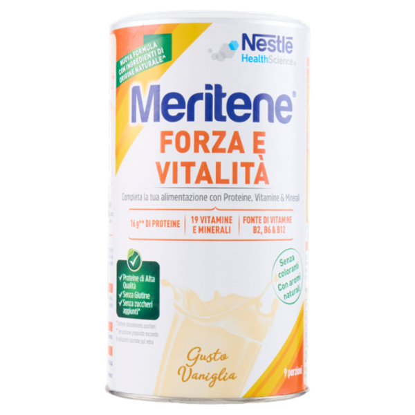 MERITENE Forza e Vitalità Gusto Vaniglia 270g