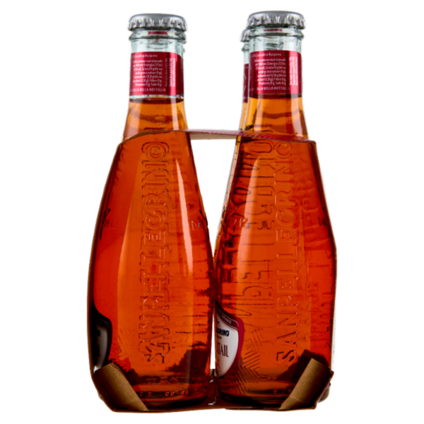 BIBITE SANPELLEGRINO, Bevande Gassate, Cocktail, Vetro 20 cl x 4