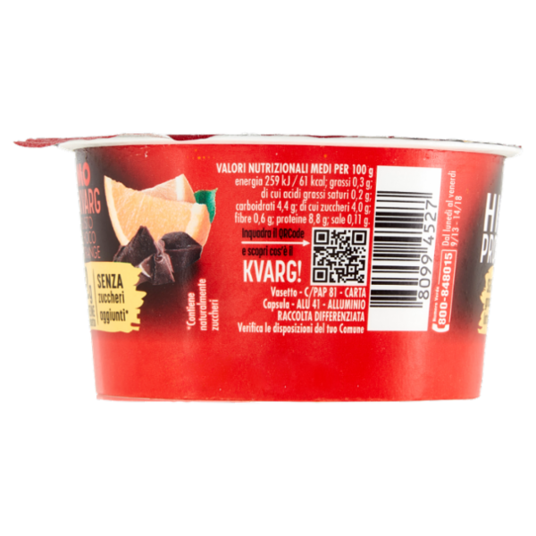 Yomo High Protein Kvarg Gusto Choco Orange 140 g