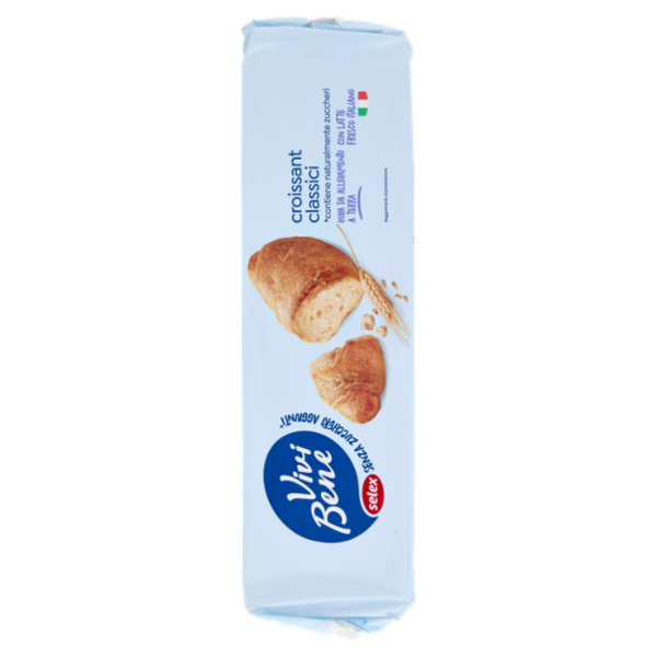 Selex Vivi Bene Croissant Classici Senza Zuccheri Aggiunti 6x40g