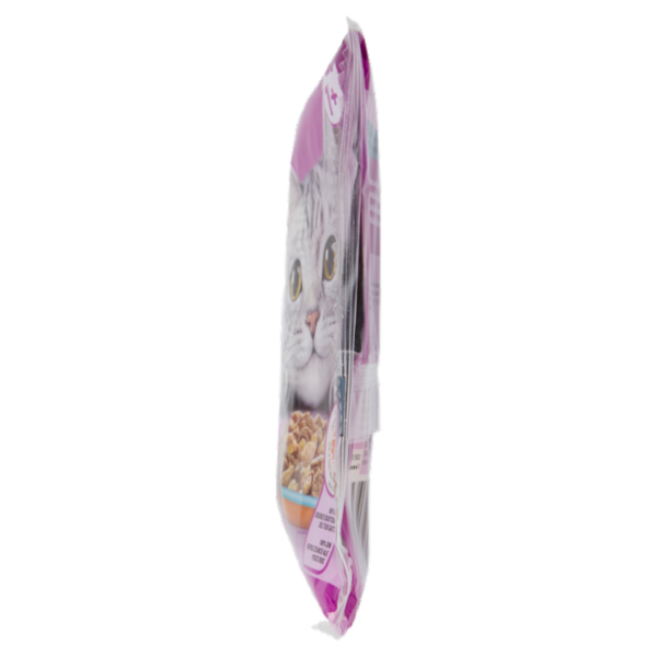 Whiskas Duo Cibo Umido Gatto Mari & Monti in Gelatina Merluzzo & Pollo, Salmone & Tacchino 4x85g