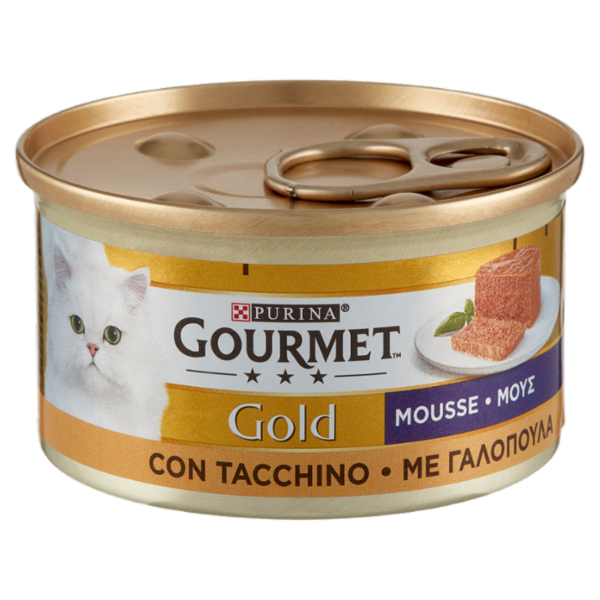 PURINA GOURMET Gold Mousse con Tacchino 85 g