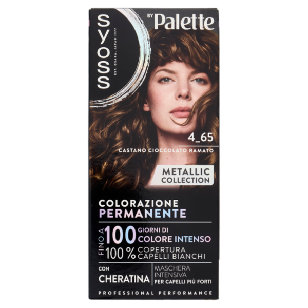 Syoss By Palette Colorazione Permanente 4_65 Castano Cioccolato Ramato