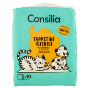 Consilia Tappetini Antiodore Per Animali 60X60 Cm 10 Pezzi