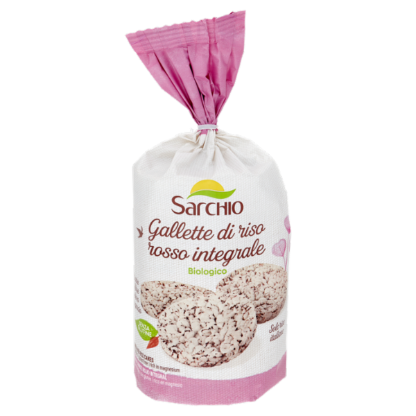 Sarchio Gallette di riso rosso integrale Biologico 100 g