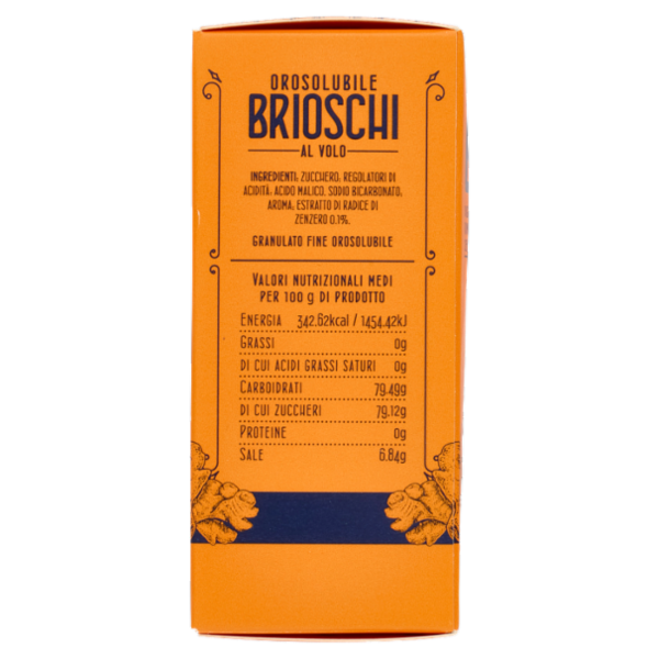 Brioschi Orosolubile al Volo Pungente Gusto di Zenzero 15 x 1 g
