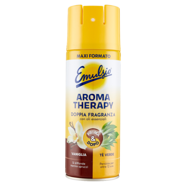 Emulsio Aroma Terapy Doppia Fragranza Vaniglia Tè Verde 350 ml