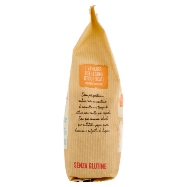 Dalla Buona Terra pedon Senza Glutine Lenticchie gialle decorticate 350 g