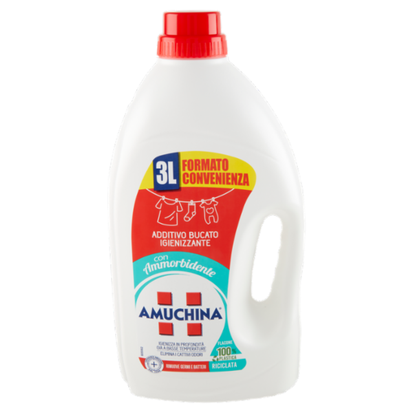 Amuchina Additivo Bucato Igienizzante con Ammorbidente 3 L