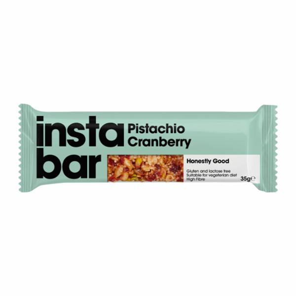 Instabar Barretta Pistacchio e Mirtilli Rossi 35 g