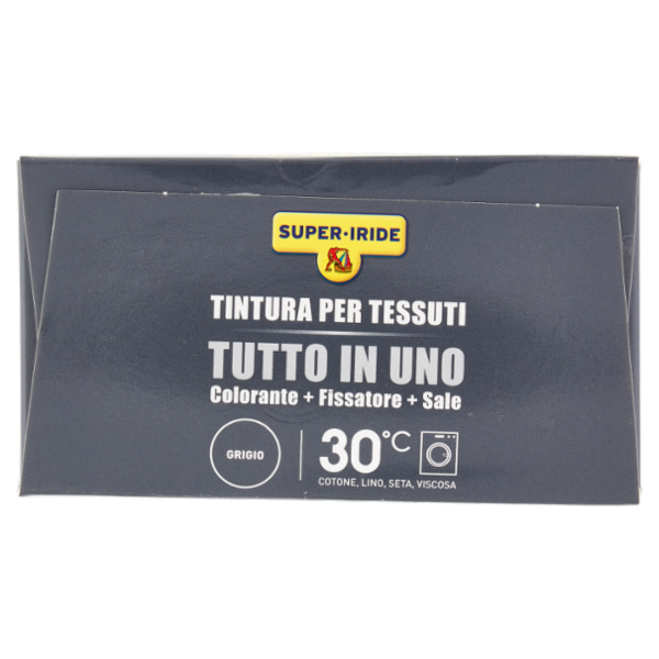 Super-Iride Tintura per Tessuti Tutto in Uno Grigio 350 g