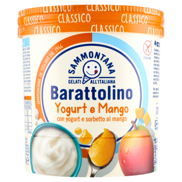 Sammontana Barattolino Classico Yogurt e Mango 500 g