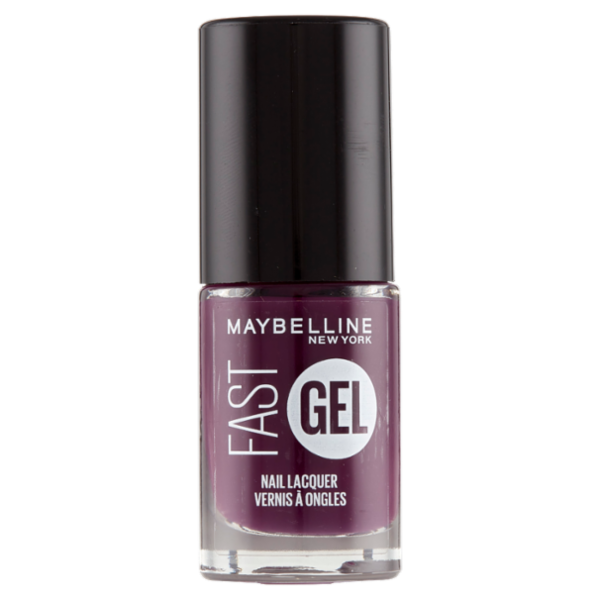 Maybelline New York Fast Gel Smalto Effetto Gel Asciugatura Veloce, 9 Plum Party, 7ml