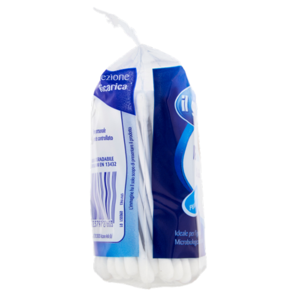 IL GIGANTE Bastoncini 100% biodegradabili Confezione Ricarica 160 pz