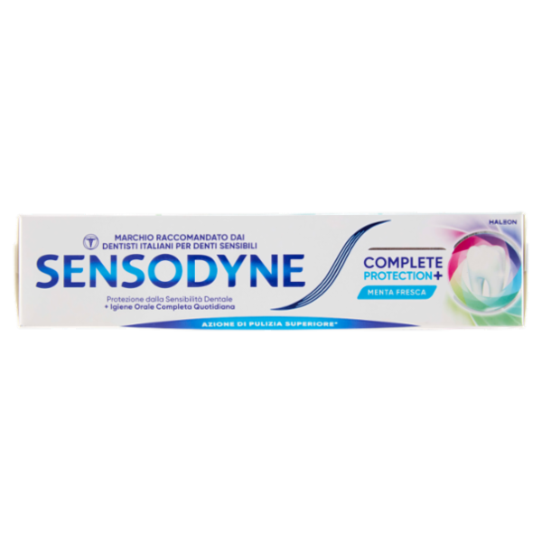 Sensodyne Complete Protection+, Dentifricio Denti Sensibili, Igiene orale completa 75 ml