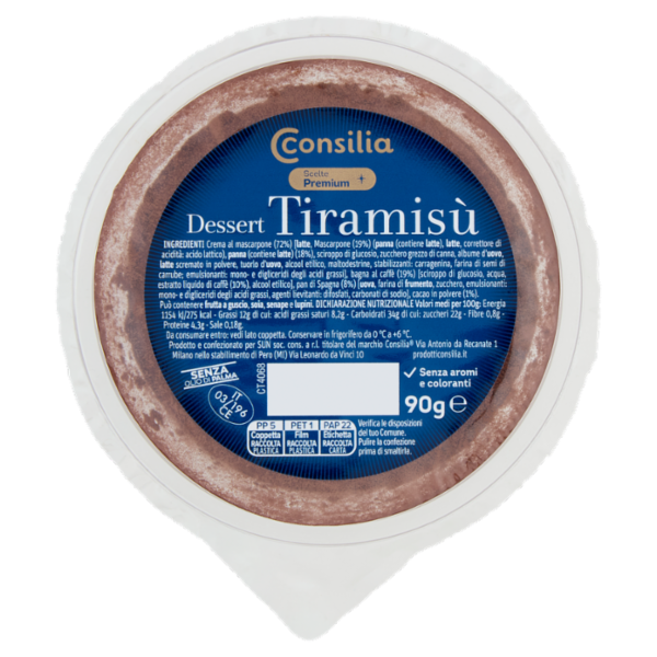 Consilia Scelte Premium Dessert Tiramisù 90 g